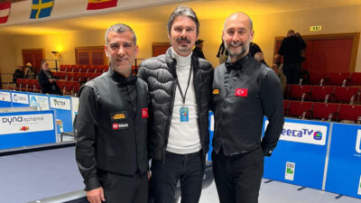 Türkiye, üç bant bilardo dünya genel klasmanında zirvede