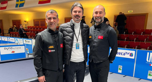 Türkiye, üç bant bilardo dünya genel klasmanında zirvede Türkiye, üç bant bilardo dünya genel klasmanında zirvede