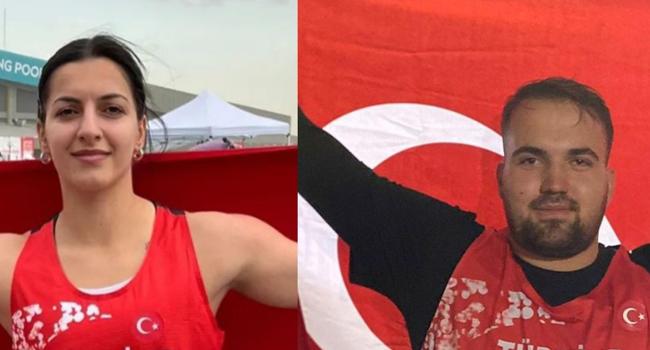 Milli atletlerden iki bronz madalya