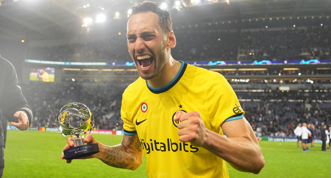 İtalyan basınından Çalhanoğlu’na övgü İtalyan basınından Çalhanoğlu’na övgü