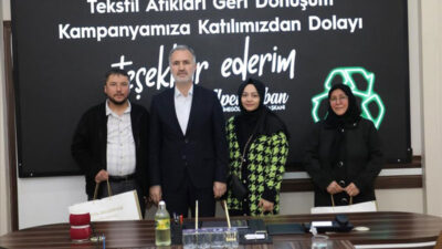 İnegöl’de Tekstil Atığı Toplama Kampanyası’nın ödülleri sahiplerini buldu