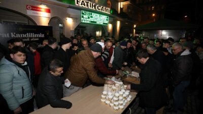 İnegöl’de kandil helvası geleneği sürüyor