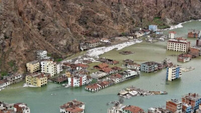 Türkiye’nin yeni batık şehri: Yusufeli Barajı’nda su seviyesi 91 metreye kadar yükseldi