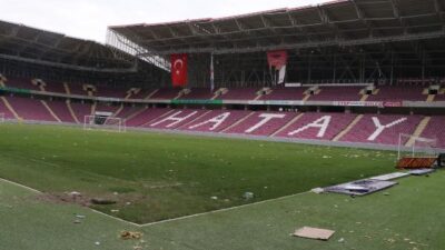 Hatay Stadı’nda acı ve hüzün hakim