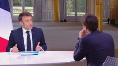 Fransa ‘yanar’ken Macron’dan tepki çeken hareket