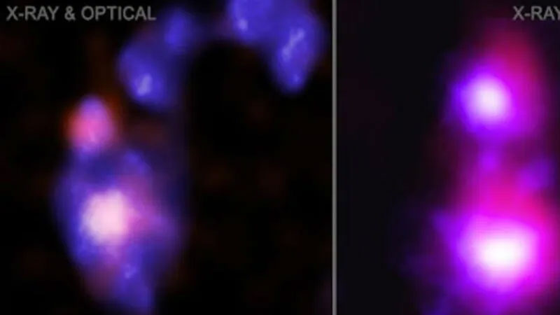 NASA keşfetti! 4 kara delik birbirine çarpışmak üzere