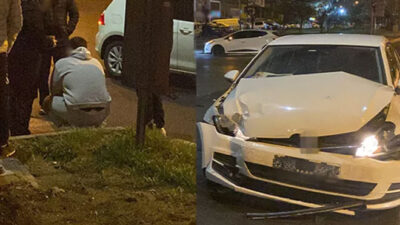 Şaşırtan talihsizlik! Yeni aldığı otomobili bu hale geldi, gözyaşlarını tutamadı