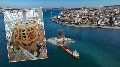 Fotoğraflar geldi! Kız Kulesi’nde kubbe ahşap imalatları tamamlandı… İşte son durum