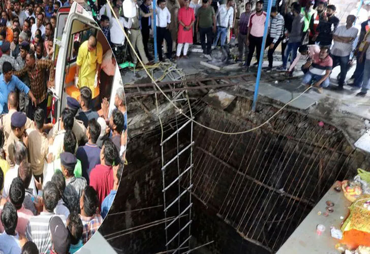 Korkunç kaza! Hindistan’da tapınağın zemini çöktü… 35 kişi hayatını kaybetti