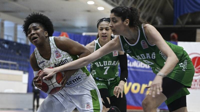 ING Kadınlar Basketbol Süper Ligi'nde Bursa Uludağ Basketbol, deplasmanda Nesibe