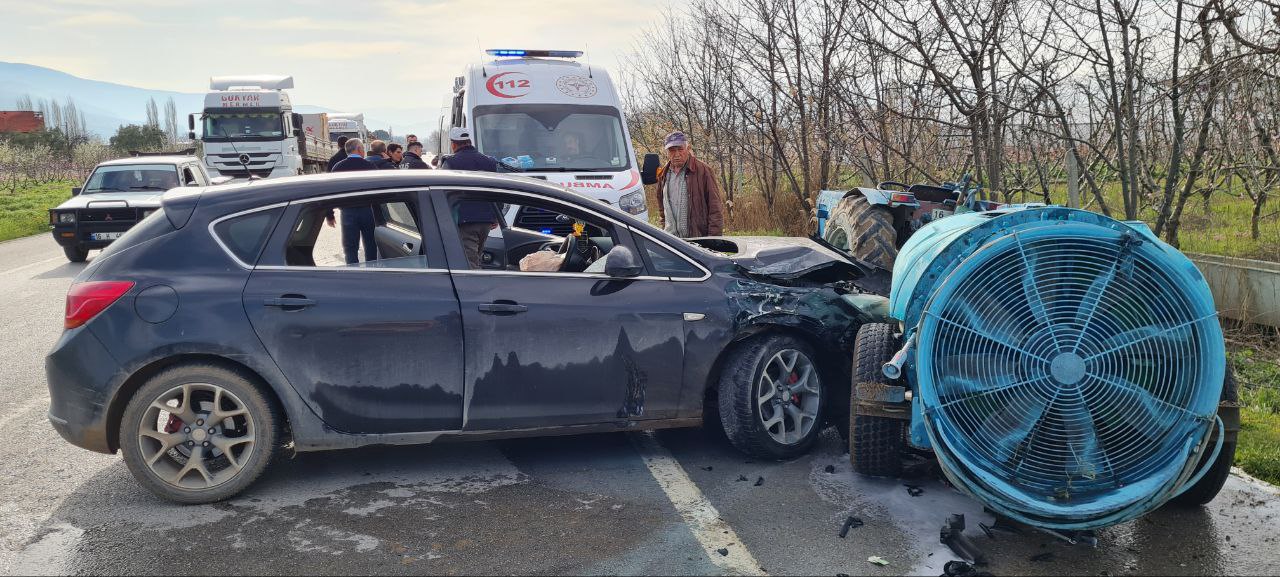 Bursa’da feci kaza: 2 yaralı