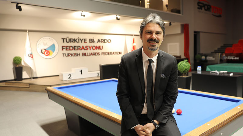 Türkiye Bilardo Federasyonu Başkanı Ersan Ercan, 6-16 Nisan tarihlerinde Antalya'da