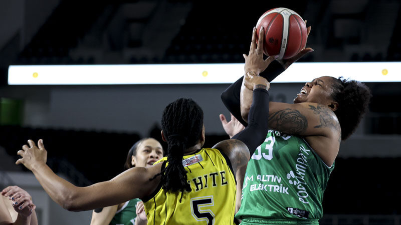Bursa’nın Perileri farklı galip ING Kadınlar Basketbol Süper Ligi'nde Bursa Uludağ Basketbol, deplasmanda Çankaya