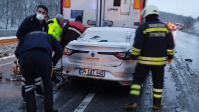 13 araç birbirine girdi: Çok sayıda yaralı var