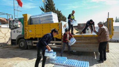 Büyükşehir’den Hatay’da su seferberliği