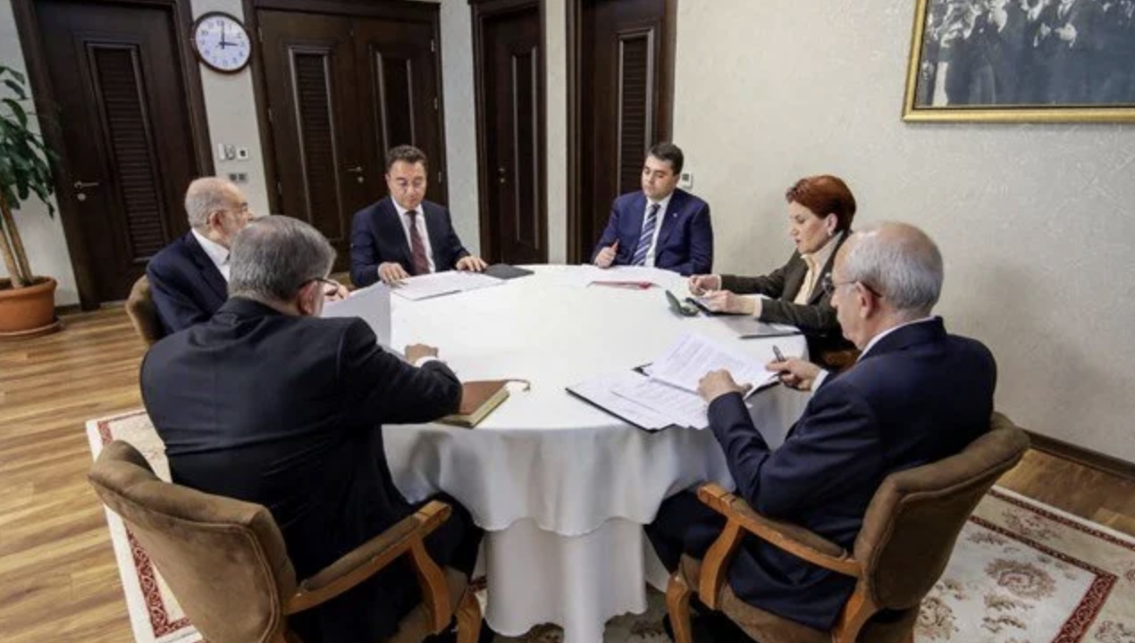 Altılı masa aday konusunda uzlaştı! Pazartesi günü açıklanacak…