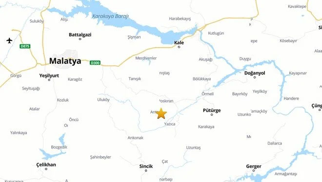 Malatya Pütürge’de art arda depremler