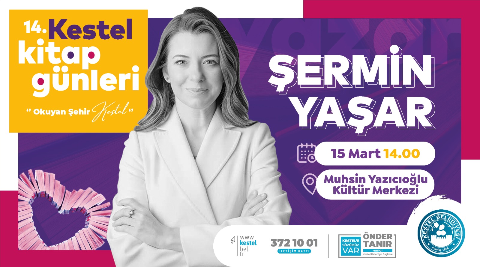 Kestel Belediyesi 14. Kitap Günleri başlıyor 1 a0ce4cd2 0b76 4df1 a348 b5c9f835a254