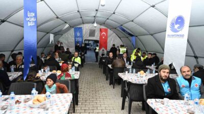 Afet bölgesinde ramazan bereketi