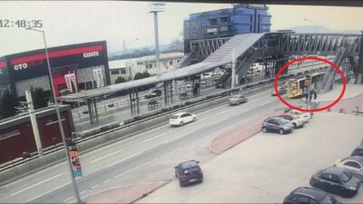 Bursa’daki feci kaza kamerada