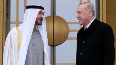 Cumhurbaşkanı Erdoğan BAE lideriyle görüştü