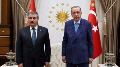 Cumhurbaşkanı Erdoğan’la görüşen BBP lideri Destici’den açıklama