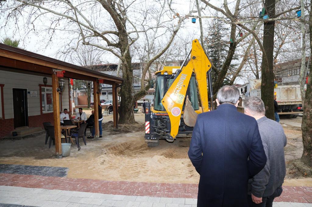 Gürsu Belediyesi’nden Kumlukalan’a makyaj
