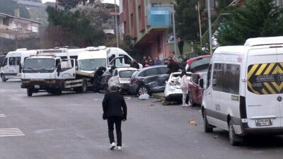 Hafriyat kamyonu dehşeti! 14 aracı biçti