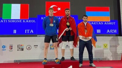 Milli halterci Sami Baki, dünya şampiyonu oldu