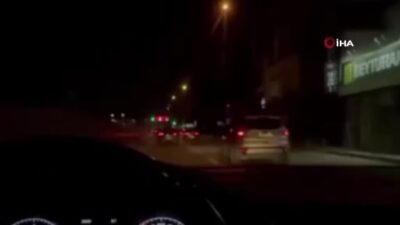 Görüntüler Bursa’dan… Tesadüfen kazayı çekti