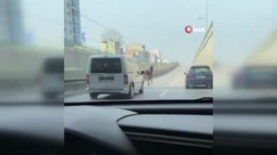 Görüntüler Bursa’dan… Trafiği tehlikeye attılar