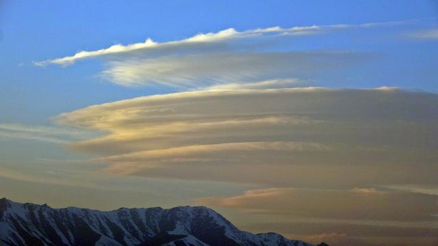 Hakkari’de mercek bulutu görüldü