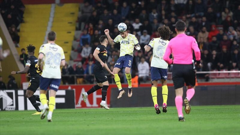 Spor Toto Süper Lig’in 24. haftasında Fenerbahçe, konuk olduğu Yukatel