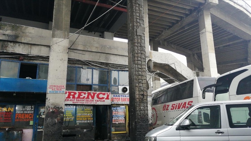 İstanbul Otogarı alarm veriyor: Kolonlar riskli