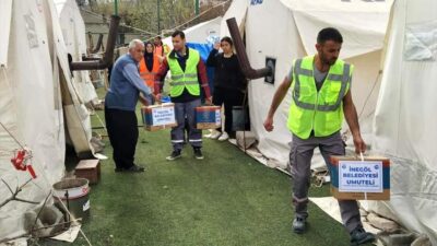 İnegöl’de hayırlarınız depremzedelere umut oluyor