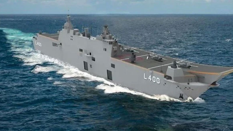 TCG Anadolu, pazartesi günü teslim edilecek