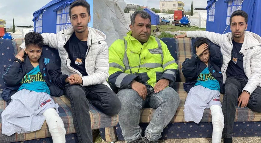 11 yaşlarındaki depremzede çocuğun tek hayali ‘Silikon Bacak’