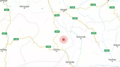 Sivas’ta 3.6 büyüklüğünde deprem