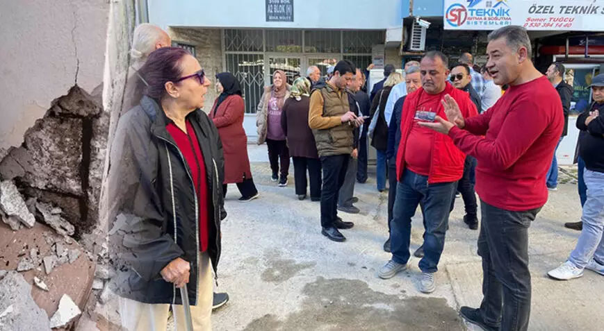 590 dairelik sitede karot gerginliğine çevik kuvvet müdahalesi