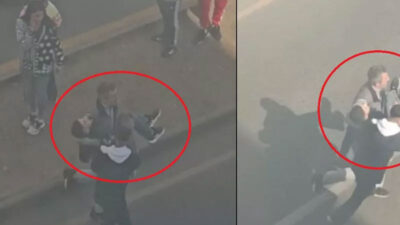 Bıçaklanan kişiyi kucaklarında otomobile taşıyıp hastaneye götürdüler