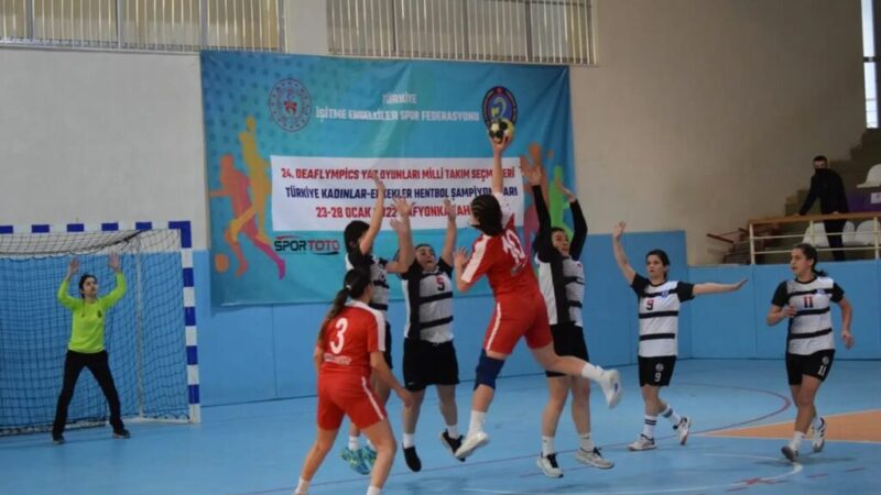 İşitme Engelliler Kadınlar ve Erkekler Hentbol Türkiye Şampiyonası yarın Bursa'da