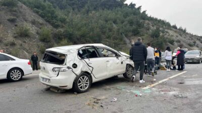 Bursa’da korkunç kaza: 5 yaralı