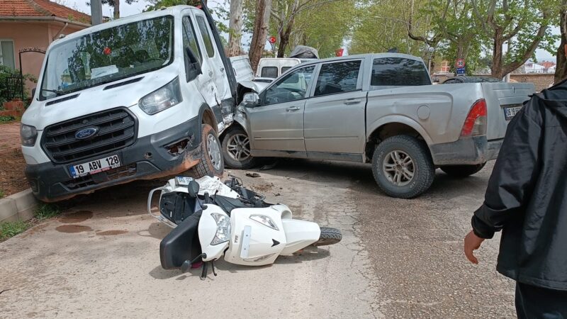 Bursa'nın Yenişehir ilçesinde meydana gelen zincirleme trafik kazasında bir kişi