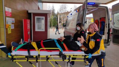 Bursa’da bisikletli kadın ölümden döndü