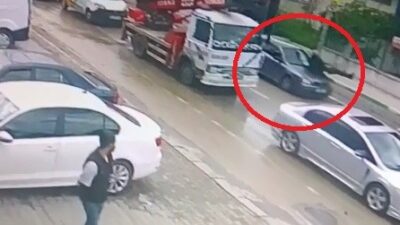 Bursa’da feci kaza! Metrelerce sürüklendi