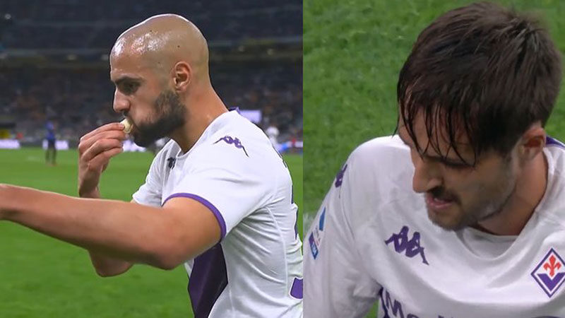 Serie A'da dün oynanan Inter - Fiorentina maçında Luca Ranieri,