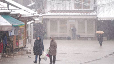 Balkanlara kış geri döndü