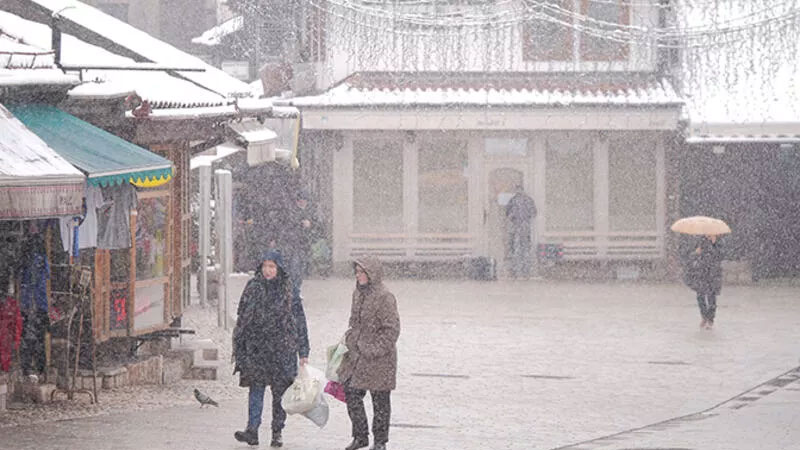 Balkanlara kış geri döndü