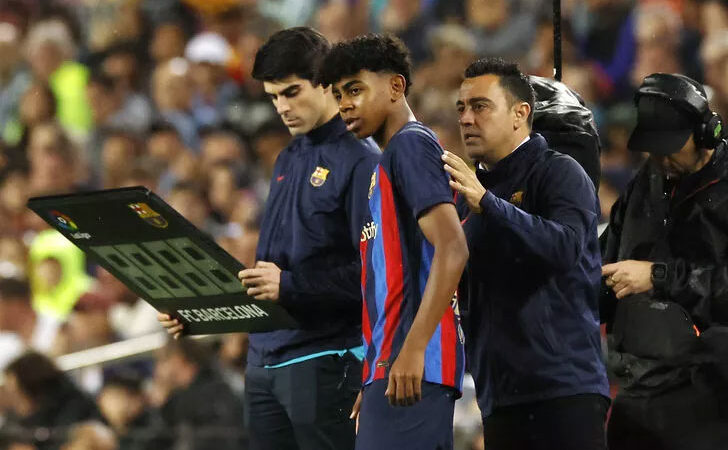 La Liga’nın 32. haftasında Barcelona - Real Betis mücadelesinin 83.