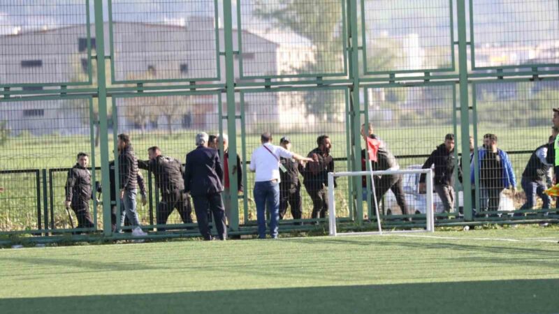 Bursa’da amatör maçta kavga! 2. Amatör Lig 2. Grup’ta 9. haftada İnegöl Orhaniyespor sahasında